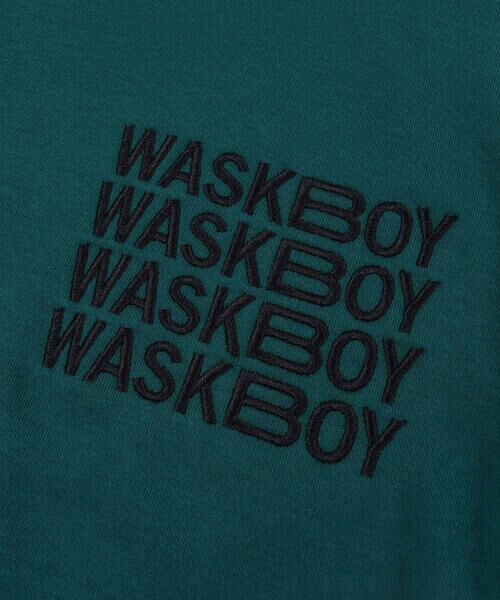 WASK / ワスク トップス | ロゴ刺繍 ビッグ フーディ 裏起毛 トレーナー (100~160cm) | 詳細16