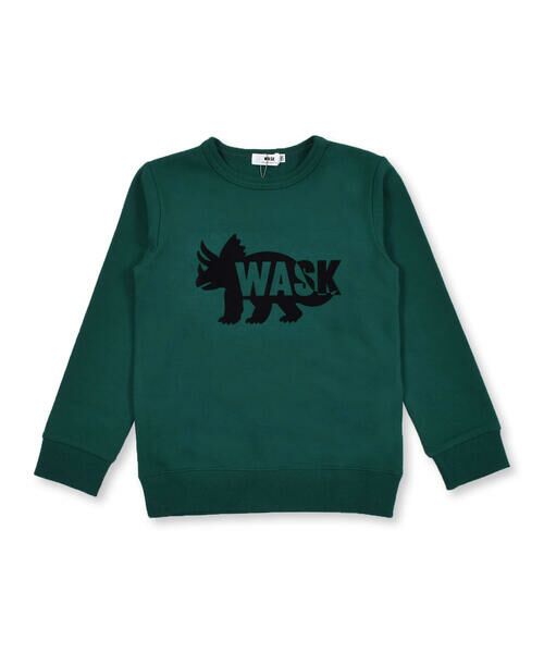 WASK / ワスク トップス | 恐竜フロッキー 裏起毛 トレーナー (100~160cm) | 詳細10