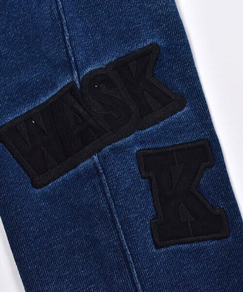 WASK / ワスク パンツ | ワッペン 付き デニム 裏毛 ロング パンツ (100~160cm) | 詳細11