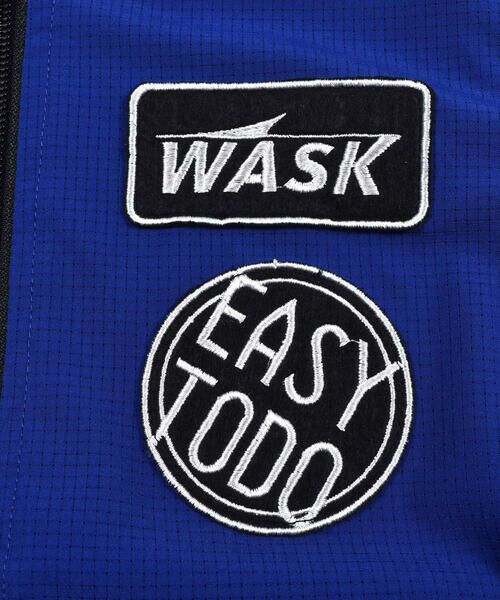 WASK / ワスク ブルゾン | 袖 テープ 無地 ロゴ 柄 クールドッツ ブルゾン (100~160cm) | 詳細8