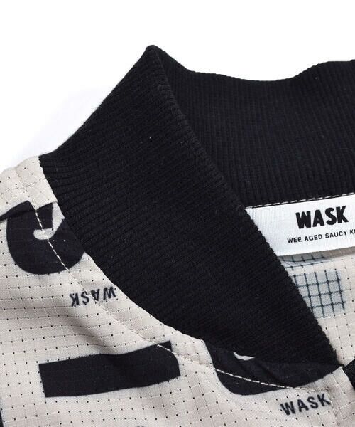 WASK / ワスク ブルゾン | 袖 テープ 無地 ロゴ 柄 クールドッツ ブルゾン (100~160cm) | 詳細15