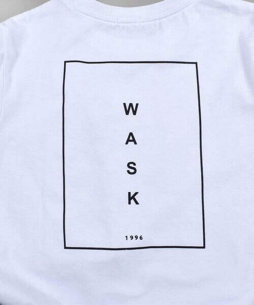 WASK / ワスク Tシャツ | 片 ポケット ワイド ロング Tシャツ (100~160cm) | 詳細8