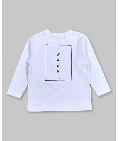 WASK / ワスク Tシャツ | 片 ポケット ワイド ロング Tシャツ (100~160cm) | 詳細3