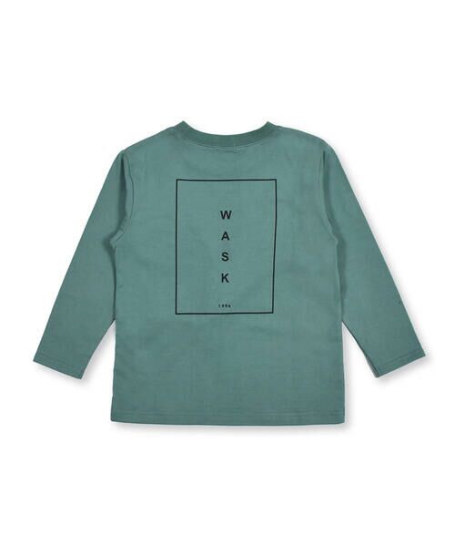 WASK / ワスク Tシャツ | 片 ポケット ワイド ロング Tシャツ (100~160cm) | 詳細12