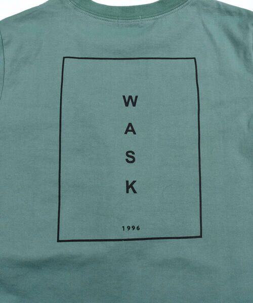 WASK / ワスク Tシャツ | 片 ポケット ワイド ロング Tシャツ (100~160cm) | 詳細17
