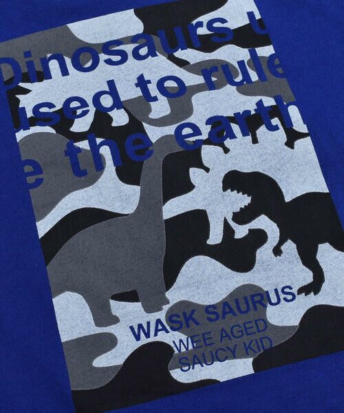 WASK / ワスク Tシャツ | 恐竜 サガラ刺繍 Tシャツ (100~160cm) | 詳細6