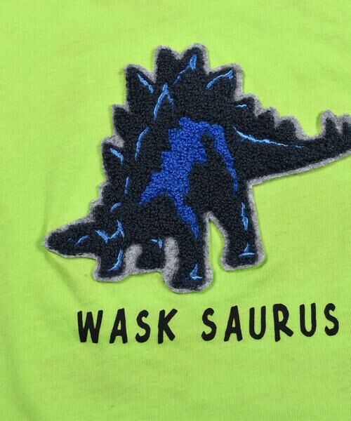 WASK / ワスク Tシャツ | 恐竜 サガラ刺繍 Tシャツ (100~160cm) | 詳細12