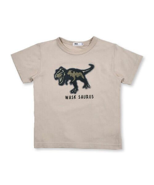 WASK / ワスク Tシャツ | 恐竜 サガラ刺繍 Tシャツ (100~160cm) | 詳細17