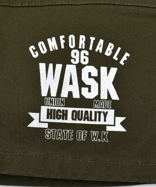 WASK / ワスク ショート・ハーフ・半端丈パンツ | 5分丈 裾 切り替え ツイル クライマー パンツ (100~160cm) | 詳細7
