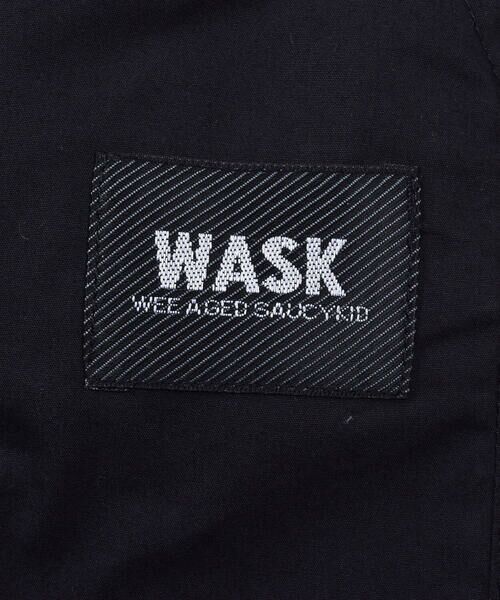 WASK / ワスク ショート・ハーフ・半端丈パンツ | 5.5分丈 裾 ロゴ ブロード ボタニカル パンツ (100~160cm) | 詳細6