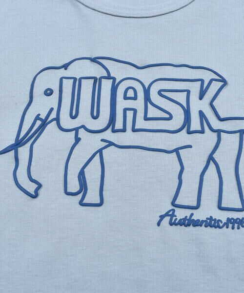 WASK / ワスク Tシャツ | WASK ロゴ 天竺 ゾウ ワニ Tシャツ (S~LL） | 詳細6