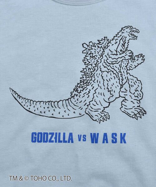 WASK / ワスク Tシャツ | 【 GODZILLA 】 ゴジラ VS ギドラ プリント 爪痕 Tシャツ（S〜LL） | 詳細18