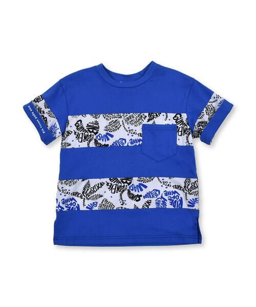 WASK / ワスク Tシャツ | 天竺 ロゴ ボタニカル柄 BIG Tシャツ (100~160cm) | 詳細13