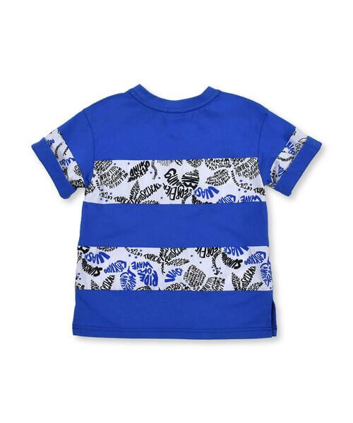 WASK / ワスク Tシャツ | 天竺 ロゴ ボタニカル柄 BIG Tシャツ (100~160cm) | 詳細14
