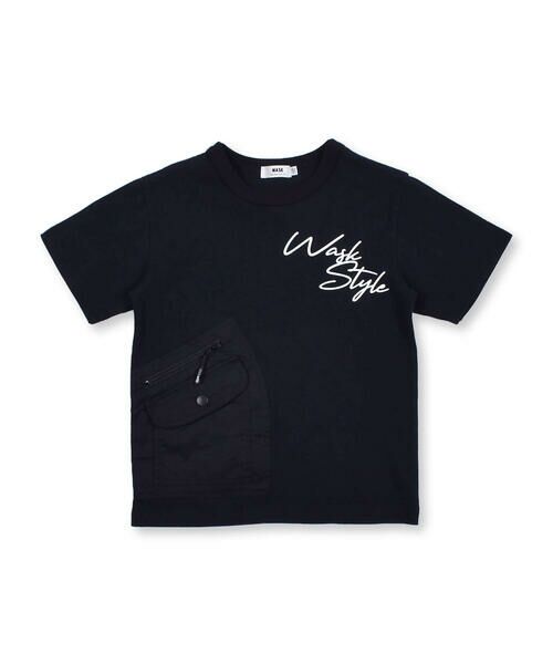 WASK / ワスク Tシャツ | 【 吸水速乾 】 天竺 ファスナー ポケット　Tシャツ  (100~160cm) | 詳細13