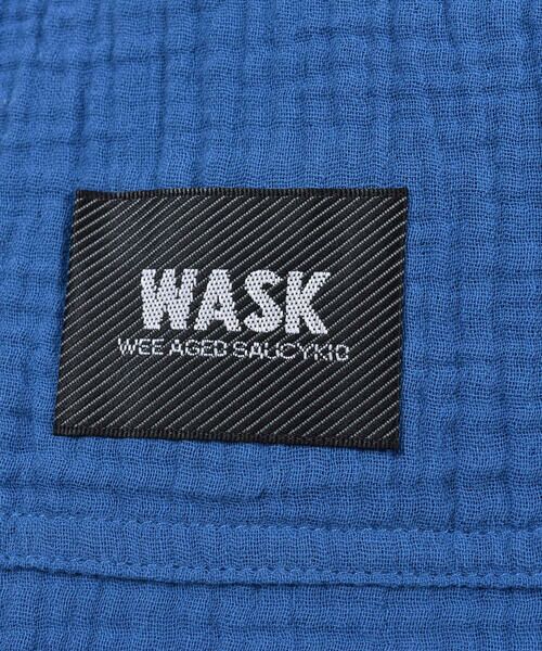 WASK / ワスク ショート・ハーフ・半端丈パンツ | 5.5分丈 ポケット付き Wガーゼ パンツ（100〜160cm） | 詳細4