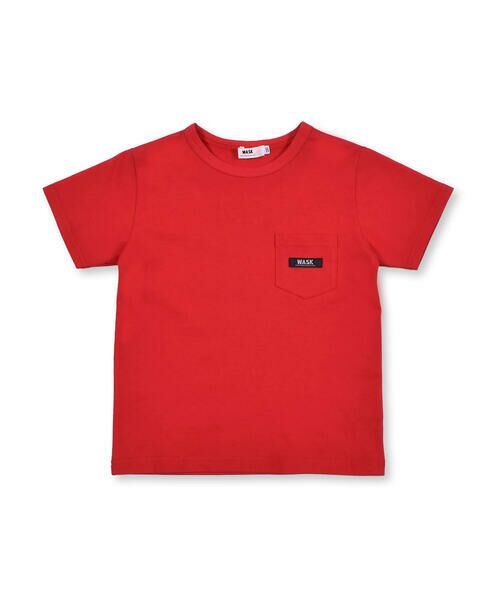 WASK / ワスク Tシャツ | WASK ロゴ バックプリント ポケット付き Tシャツ（S〜LL） | 詳細4