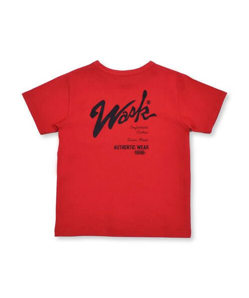 WASK / ワスク Tシャツ | WASK ロゴ バックプリント ポケット付き Tシャツ（S〜LL） | 詳細5