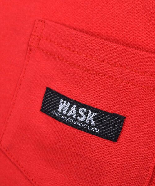 WASK / ワスク Tシャツ | WASK ロゴ バックプリント ポケット付き Tシャツ（S〜LL） | 詳細7