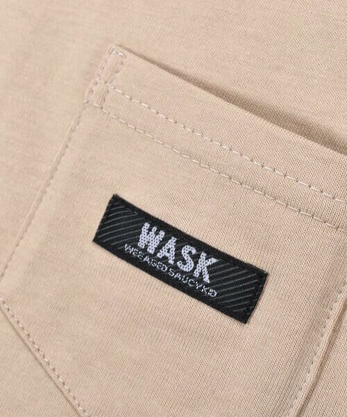 WASK / ワスク Tシャツ | WASK ロゴ バックプリント ポケット付き Tシャツ（S〜LL） | 詳細14