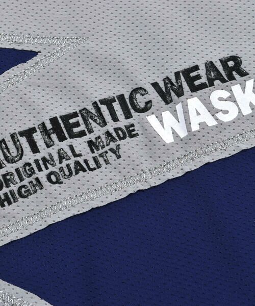 WASK / ワスク Tシャツ | 【 速乾 】 稲妻 切り替え メッシュ ワイド Tシャツ（100〜160cm） | 詳細9