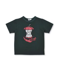 【 接触冷感 】 アップル プリント Tシャツ（100〜160cm）