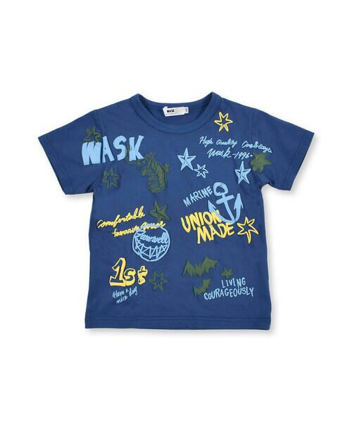 WASK / ワスク Tシャツ | 立体 発泡 プリント 落書き 天竺 Tシャツ（100〜160cm） | 詳細12