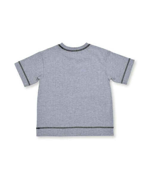 WASK / ワスク Tシャツ | ピンバッジ風 ワッペン ビッグ Tシャツ（100〜160cm） | 詳細12