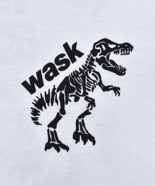 WASK / ワスク Tシャツ | 【 接触冷感 】 恐竜 化石 ツイン ロゴ プリント 天竺 Tシャツ（100~160cm） | 詳細6