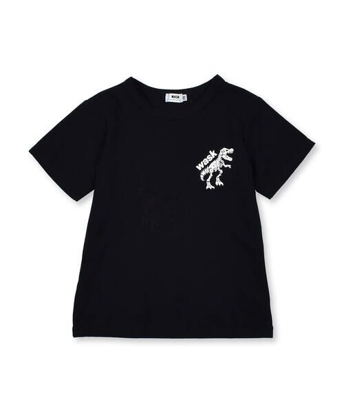 WASK / ワスク Tシャツ | 【 接触冷感 】 恐竜 化石 ツイン ロゴ プリント 天竺 Tシャツ（100~160cm） | 詳細12