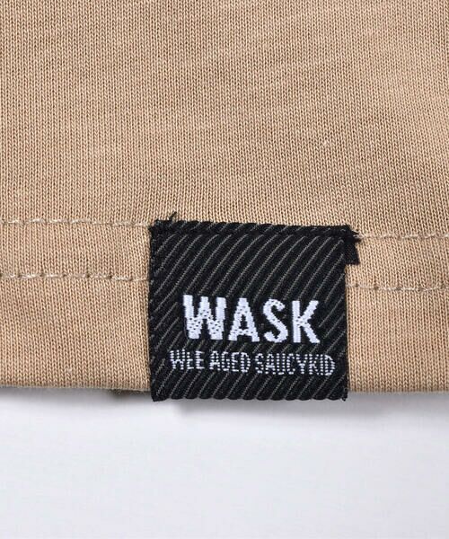 WASK / ワスク Tシャツ | 【 接触冷感 】 襟ぐり キラッ と ロゴ プリント 天竺 Tシャツ（100~160cm） | 詳細17