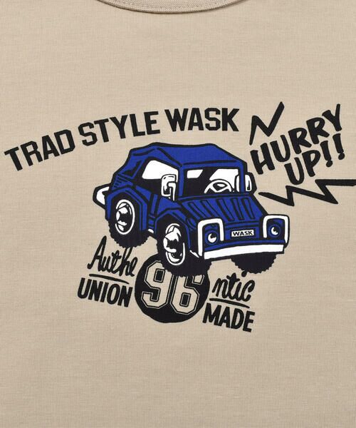WASK / ワスク Tシャツ | 【 速乾 】 車 デザイン プリント 天竺 Tシャツ（100~160cm） | 詳細14