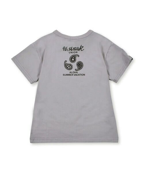 WASK / ワスク Tシャツ | 【 速乾 】 バック ペイズリー プリント 天竺 サマー Tシャツ（100~160cm） | 詳細14