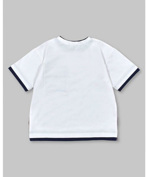 WASK / ワスク Tシャツ | 【 接触冷感 】 胸 ポケット 付き レイヤード風 Tシャツ (100~160cm) | 詳細3