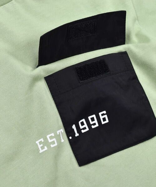 WASK / ワスク Tシャツ | 【 接触冷感 】 胸 ポケット 付き レイヤード風 Tシャツ (100~160cm) | 詳細12