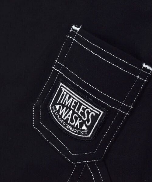 WASK / ワスク Tシャツ | 【 接触冷感 】 カラー ステッチ ワークテイスト 天竺 Tシャツ (100~160cm) | 詳細5