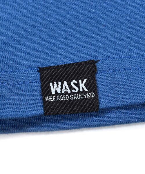 WASK / ワスク セットアップ | 天竺 ロゴ 柄 Tシャツ ＋胸ポケット Tシャツ セット (100~160cm) | 詳細8