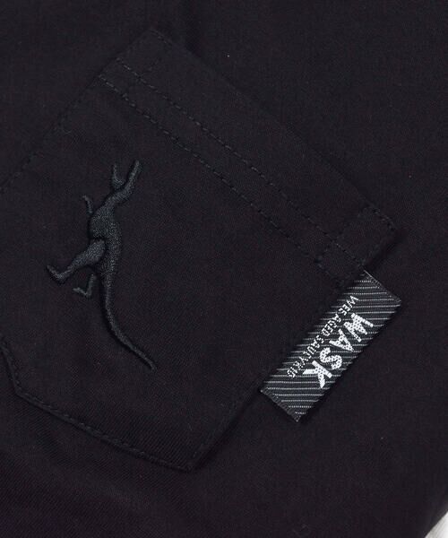 WASK / ワスク Tシャツ | 後ろ 切り替え 胸 ポケット 恐竜 刺繍 Tシャツ (100~160cm) | 詳細6