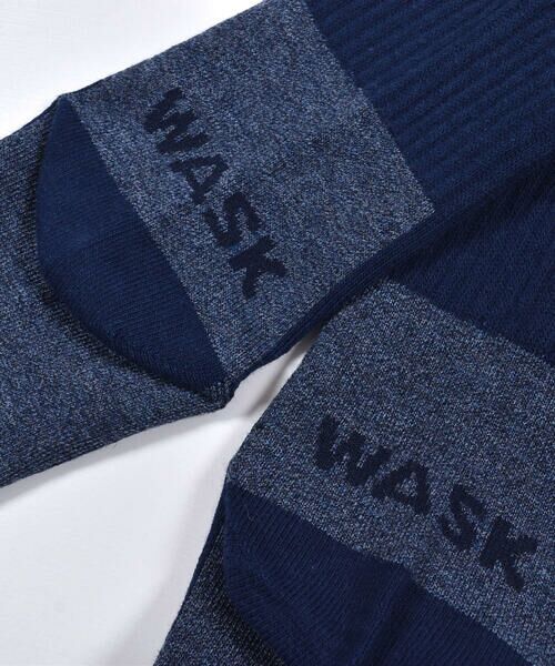 WASK / ワスク ソックス | 無地+ロゴ柄 2P ソックス (15-24cm) | 詳細15
