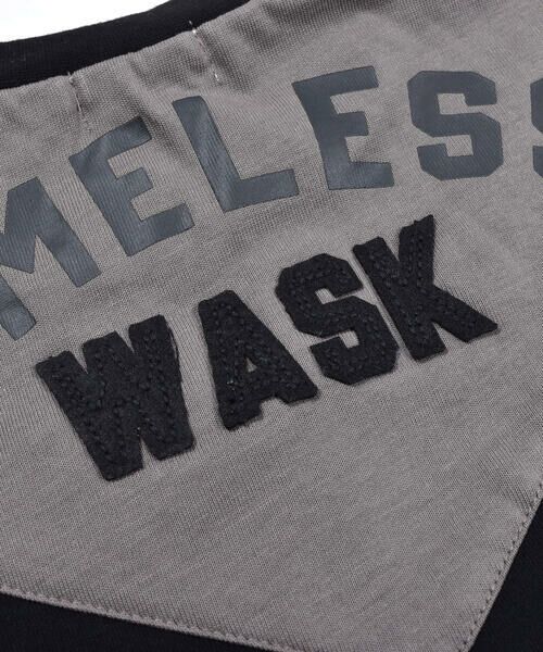 WASK / ワスク Tシャツ | 天竺 バック Ｖ 切り替え ロングスリーブ Tシャツ (100~160cm) | 詳細13