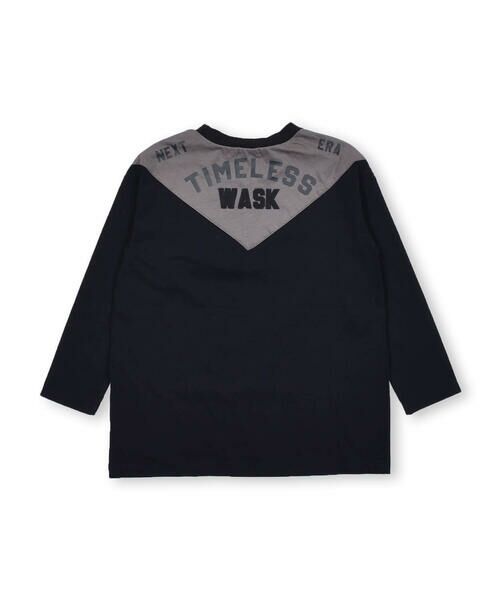 WASK / ワスク Tシャツ | 天竺 バック Ｖ 切り替え ロングスリーブ Tシャツ (100~160cm) | 詳細8