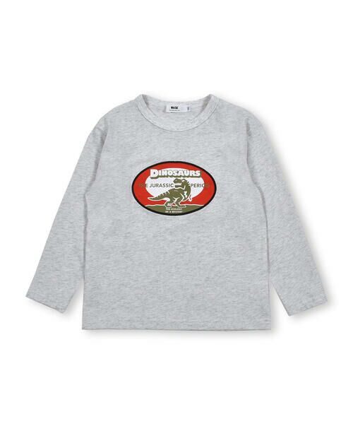 WASK / ワスク Tシャツ | 恐竜 パッチ 天竺 Tシャツ (100~160cm) | 詳細12