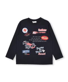 レーシングカー ワッペン 天竺 Ｔシャツ (100~160cm)