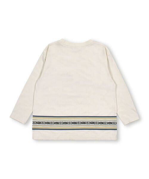 WASK / ワスク Tシャツ | ポケット付き ネイティブ 柄 刺繍 天竺 Tシャツ (100~160cm) | 詳細5