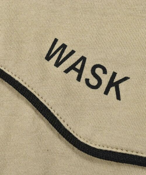 WASK / ワスク Tシャツ | 胸 ポケット パイピング 天竺 Tシャツ (100~160cm) | 詳細18