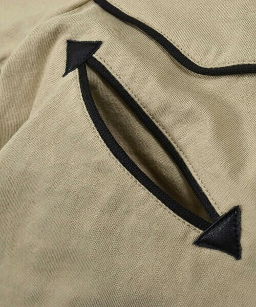 WASK / ワスク Tシャツ | 胸 ポケット パイピング 天竺 Tシャツ (100~160cm) | 詳細19