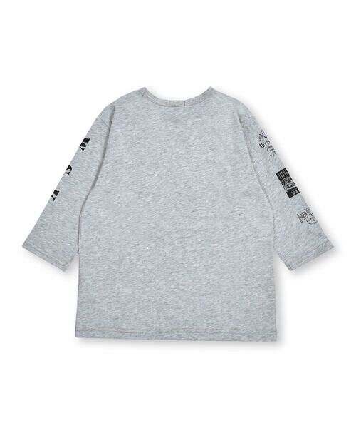 WASK / ワスク Tシャツ | 7分丈袖プリント天竺Tシャツ(100~160cm) | 詳細11