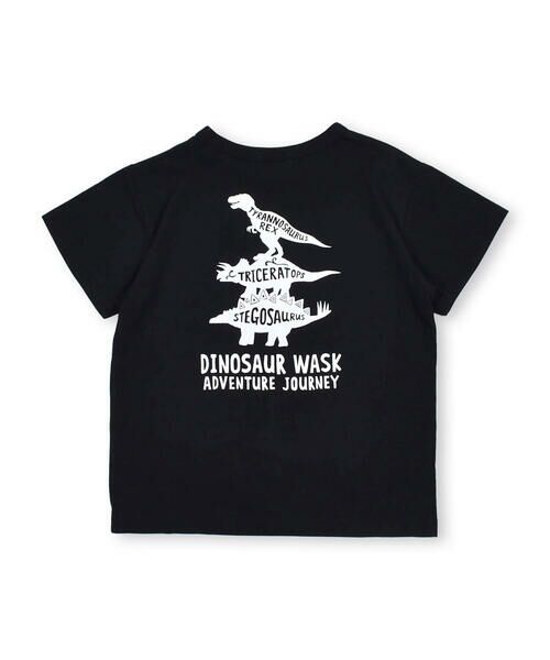 WASK / ワスク Tシャツ | 恐竜箔プリントガラナレ天竺Tシャツ(100~160cm) | 詳細4