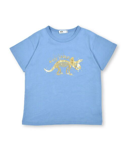 WASK / ワスク Tシャツ | 恐竜箔プリントガラナレ天竺Tシャツ(100~160cm) | 詳細11