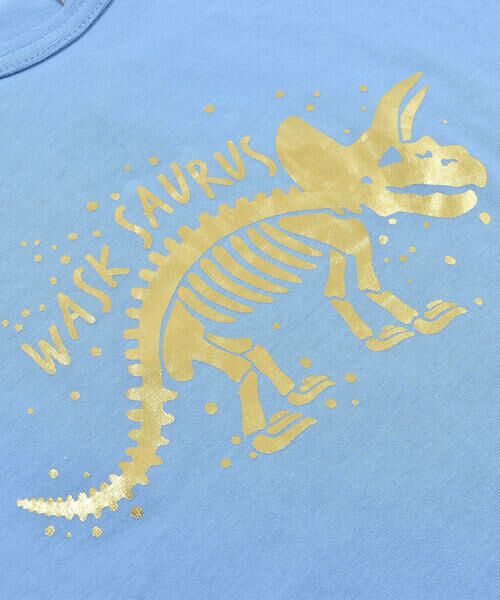 WASK / ワスク Tシャツ | 恐竜箔プリントガラナレ天竺Tシャツ(100~160cm) | 詳細15